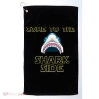 Come To The Shark Side Golf Towel thumb 0
