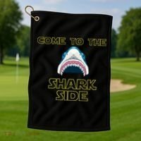 Come To The Shark Side Golf Towel thumb 1