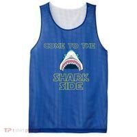 Come To The Shark Side Mesh Reversible Basketball Jersey Tank thumb 0