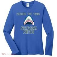 Come To The Shark Side Women's Long Sleeve Shirt thumb 0