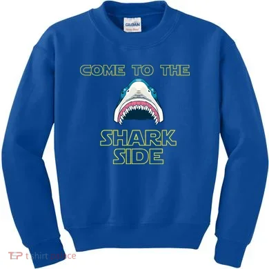 Come To The Shark Side Kids Sweatshirt