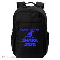 Come To The Shark Side Funny Backpack thumb 0