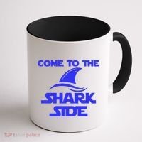 Come To The Shark Side Funny Coffee Mug thumb 1