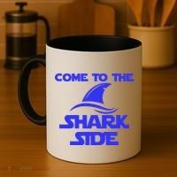 Come To The Shark Side Funny Coffee Mug thumb 4