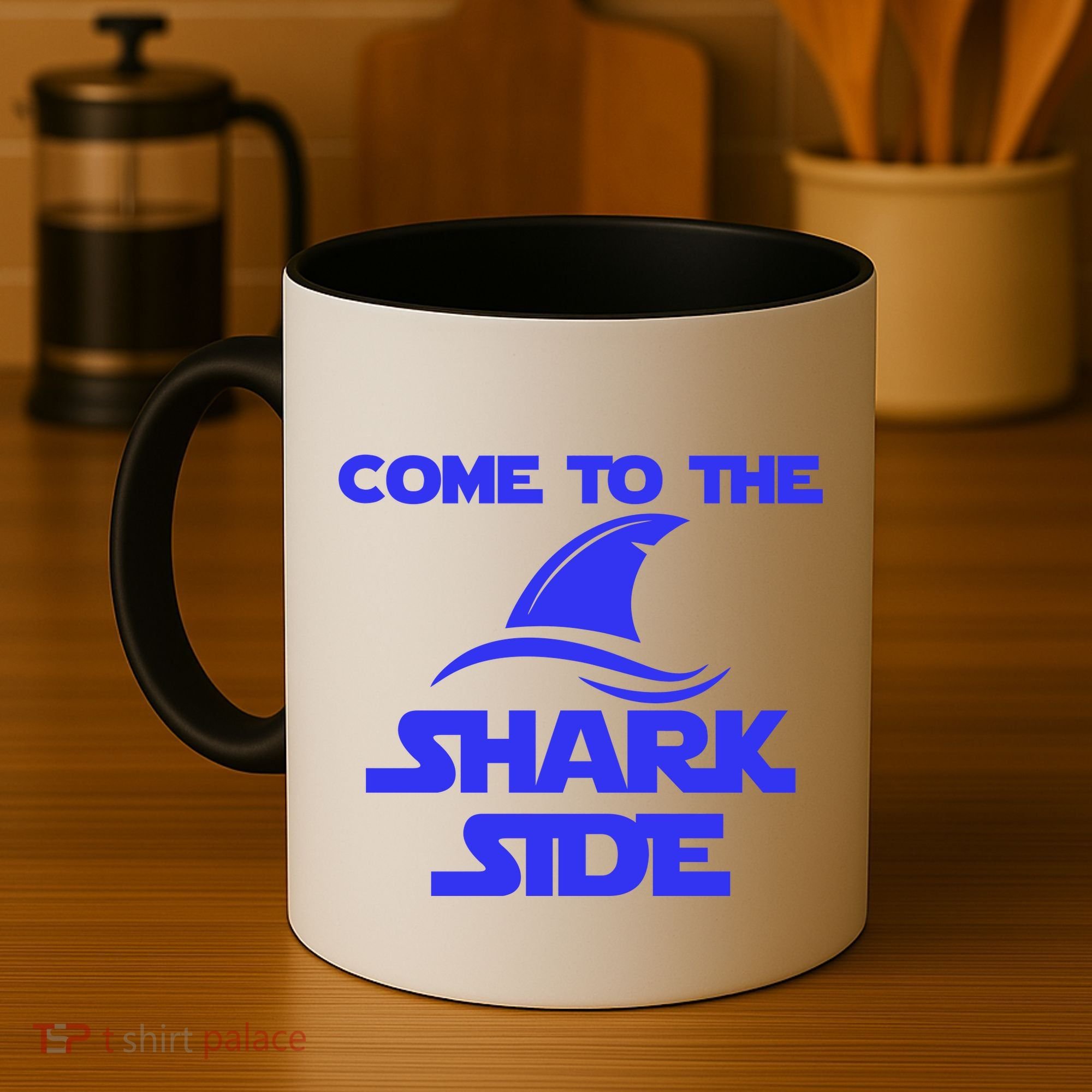 Come To The Shark Side Funny Coffee Mug