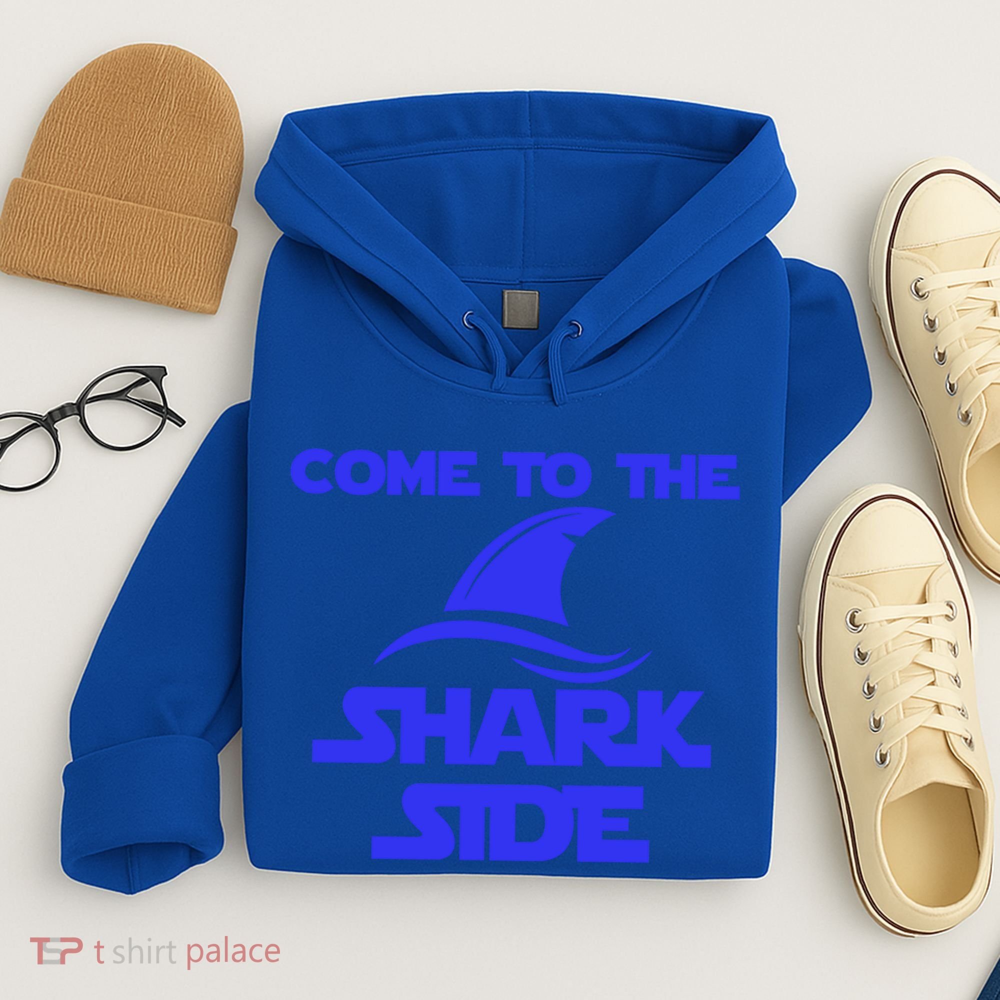 Come To The Shark Side Funny Hoodie