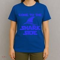 Come To The Shark Side Funny T-Shirt thumb 4