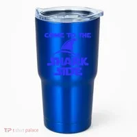 Come To The Shark Side Funny Tumbler thumb 0