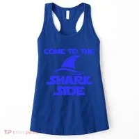 Come To The Shark Side Funny Women's Tank Top thumb 0