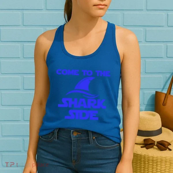 Come To The Shark Side Funny Women's Tank Top