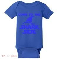 Come To The Shark Side Funny Baby Bodysuit thumb 0