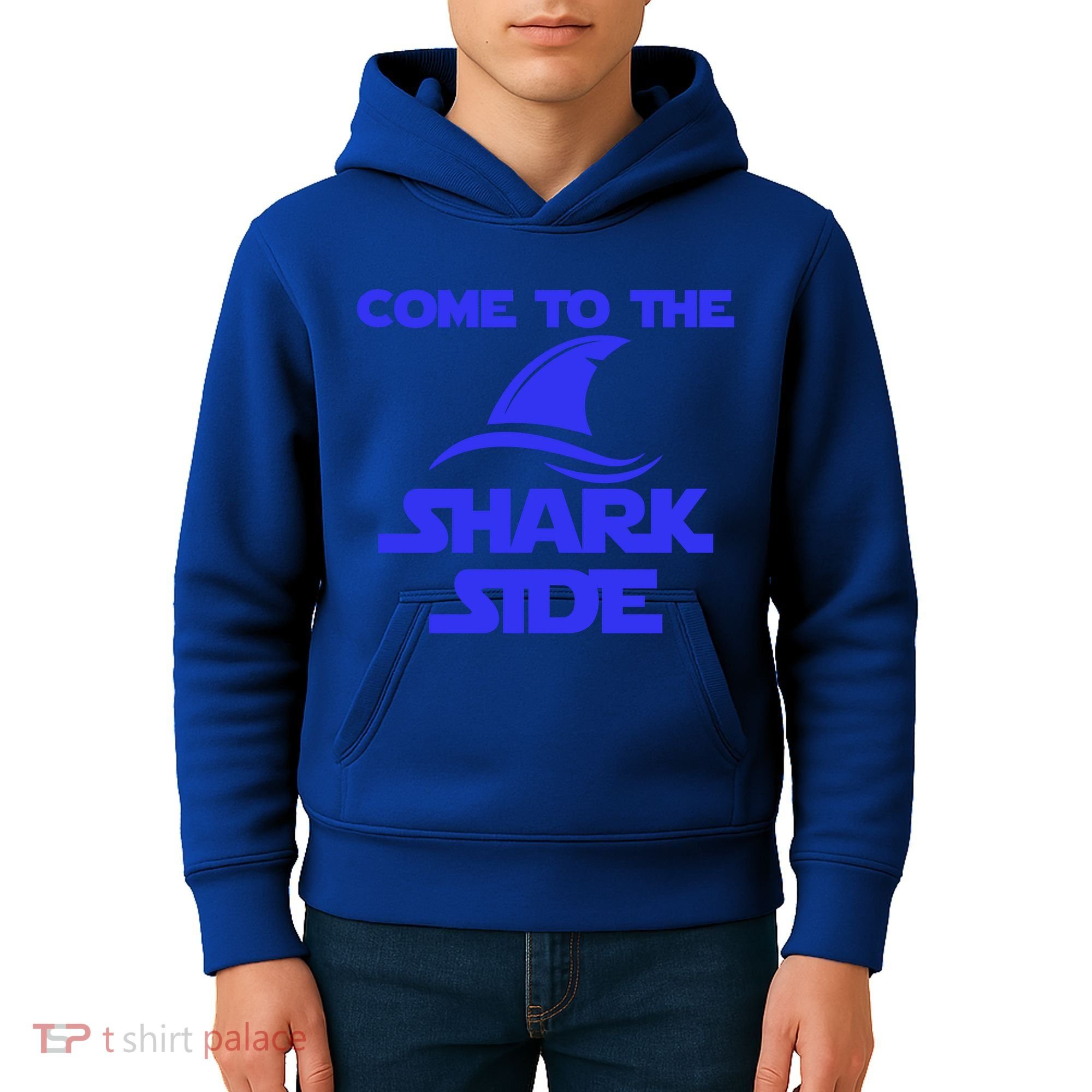 Come To The Shark Side Funny Kids Hoodie