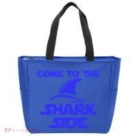 Come To The Shark Side Funny Tote Bag thumb 0