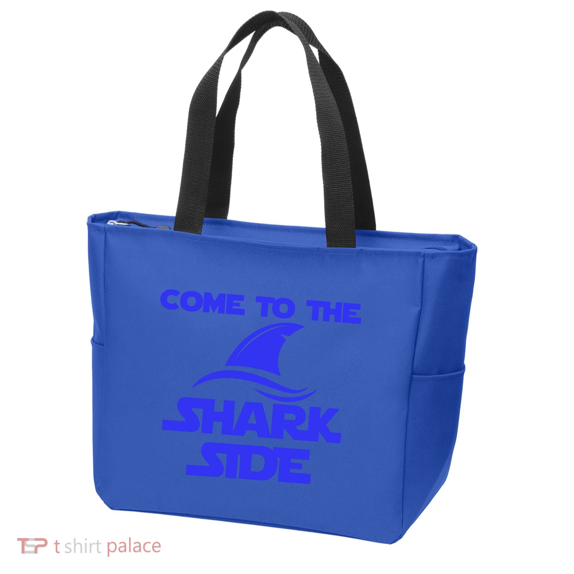 Come To The Shark Side Funny Tote Bag