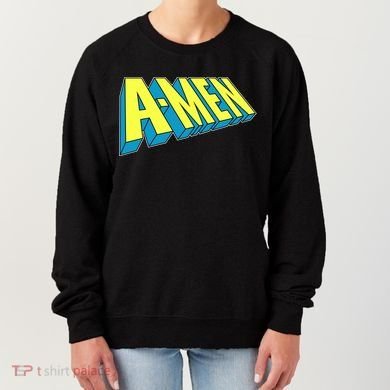 Comic Superhero Styled A-MEN  Women's Sweatshirt