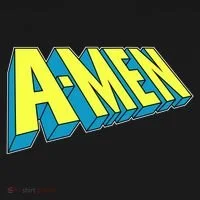 Comic Superhero Styled A-MEN  Doggie Tank thumb 4