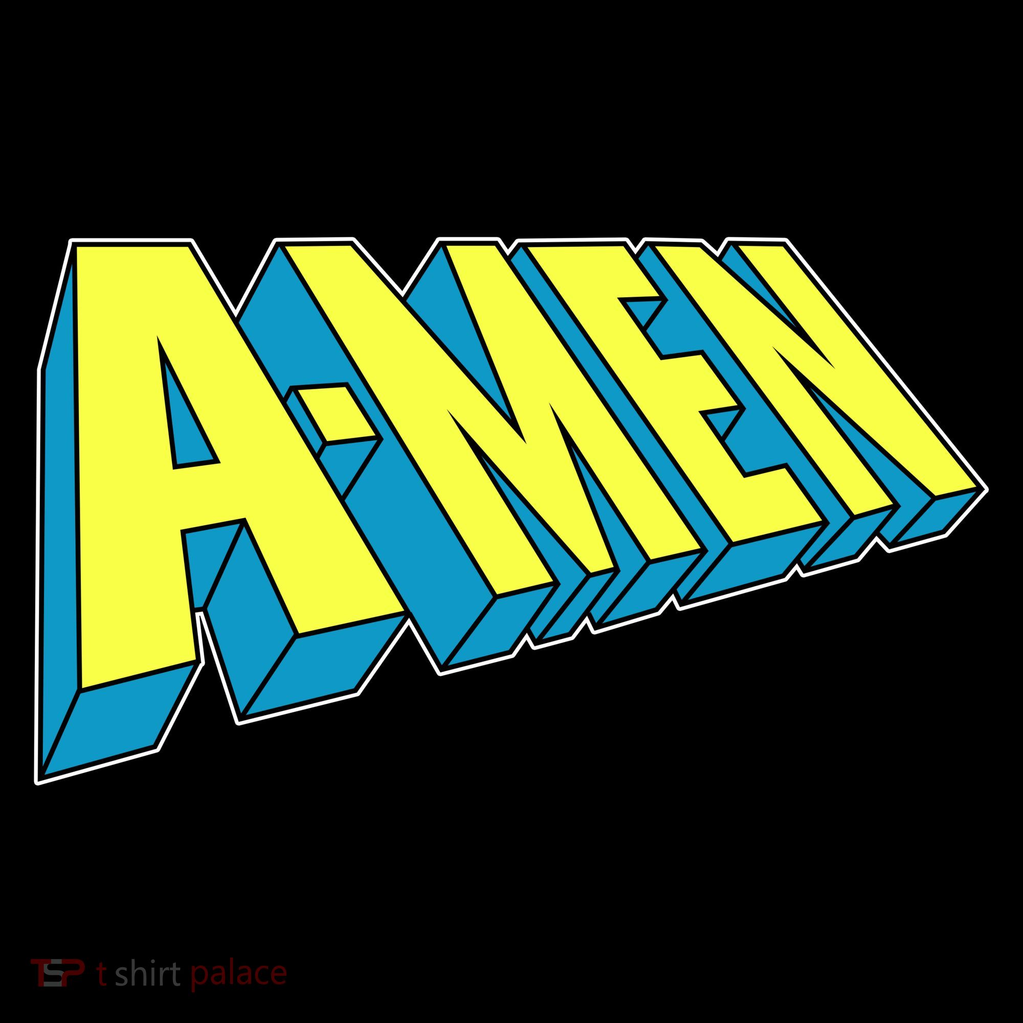 Comic Superhero Styled A-MEN  USA-Made Doggie Bandana