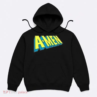 Comic Superhero Styled A-MEN  Hoodie