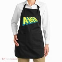 Comic Superhero Styled A-MEN  Apron thumb 2