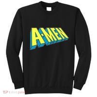 Comic Superhero Styled A-MEN  Sweatshirt thumb 0