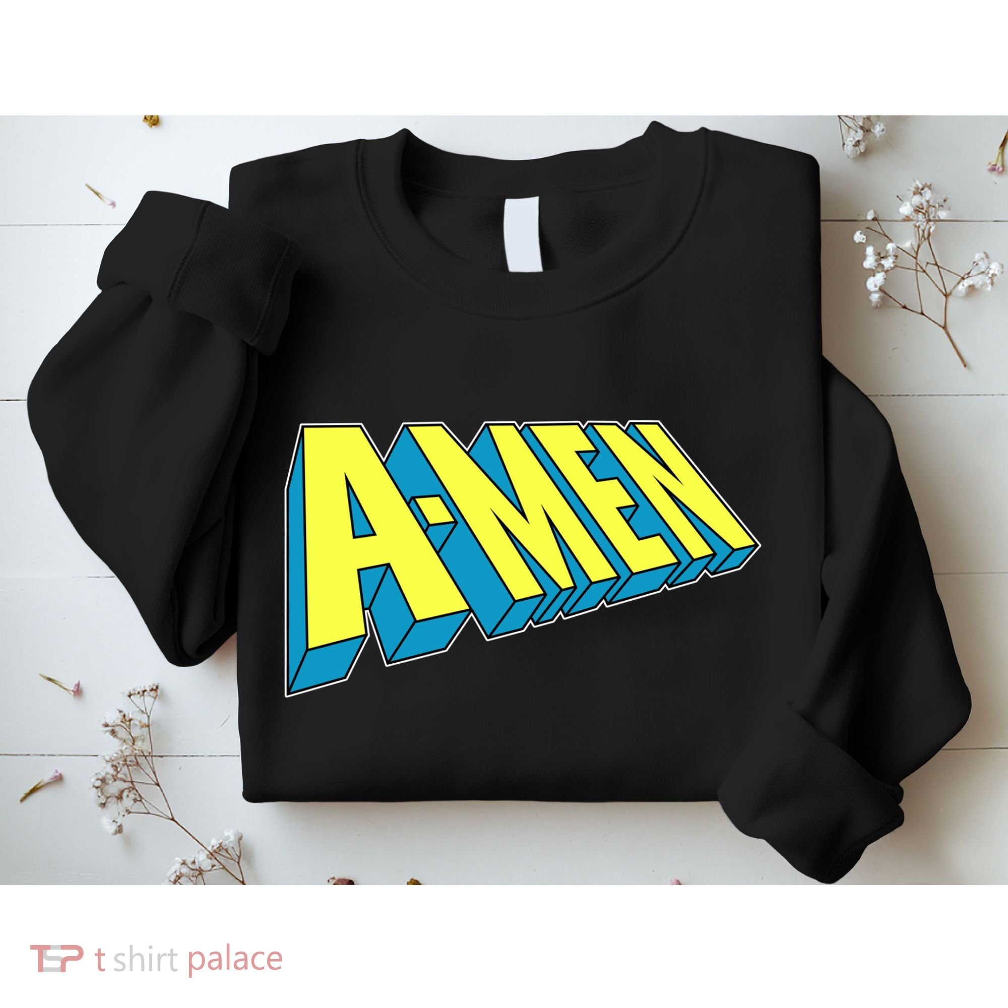 Comic Superhero Styled A-MEN  Sweatshirt