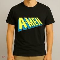 Comic Superhero Styled A-MEN  T-Shirt thumb 3