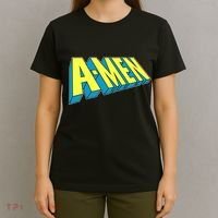 Comic Superhero Styled A-MEN  T-Shirt thumb 4