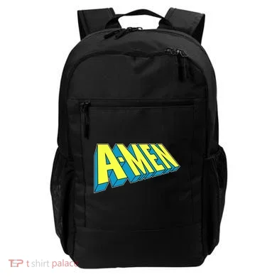Comic Superhero Styled A-MEN  Backpack