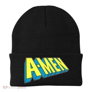 Comic Superhero Styled A-MEN  Beanie