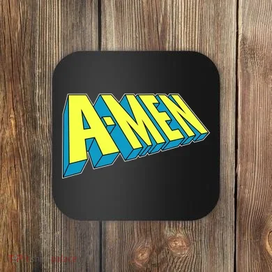 Comic Superhero Styled A-MEN  Coaster