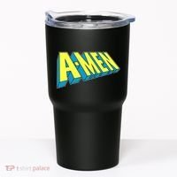 Comic Superhero Styled A-MEN  Tumbler thumb 0