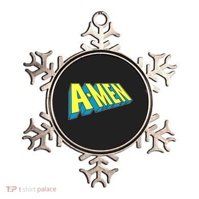 Comic Superhero Styled A-MEN  Ornament