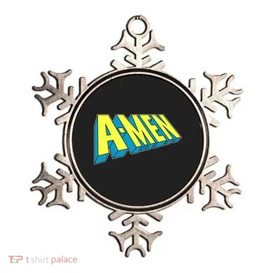 Comic Superhero Styled A-MEN  Ornament