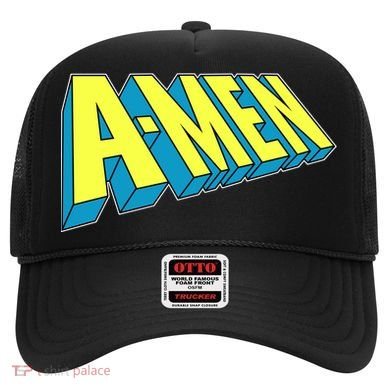 Comic Superhero Styled A-MEN  Hat
