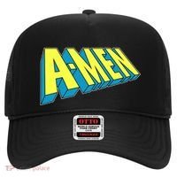 Comic Superhero Styled A-MEN  Hat thumb 0