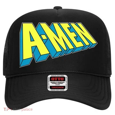 Comic Superhero Styled A-MEN  Hat