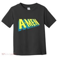 Comic Superhero Styled A-MEN  Toddler T-Shirt thumb 0