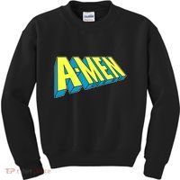 Comic Superhero Styled A-MEN  Kids Sweatshirt thumb 0