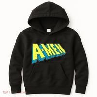 Comic Superhero Styled A-MEN  Kids Hoodie thumb 0
