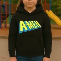 Comic Superhero Styled A-MEN  Kids Hoodie thumb 3