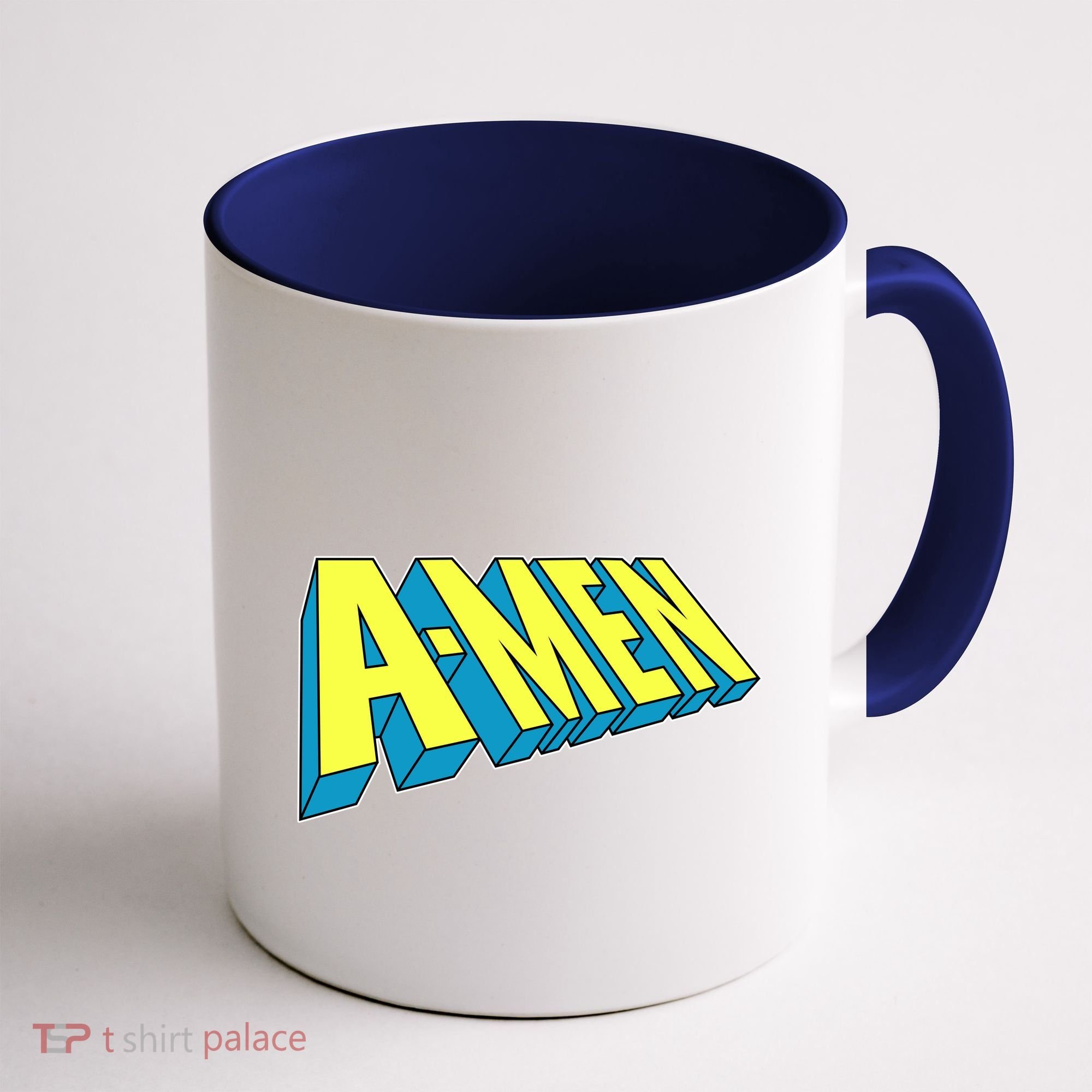 Comic Superhero Styled A-MEN  Coffee Mug