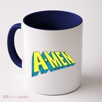 Comic Superhero Styled A-MEN  Coffee Mug thumb 0