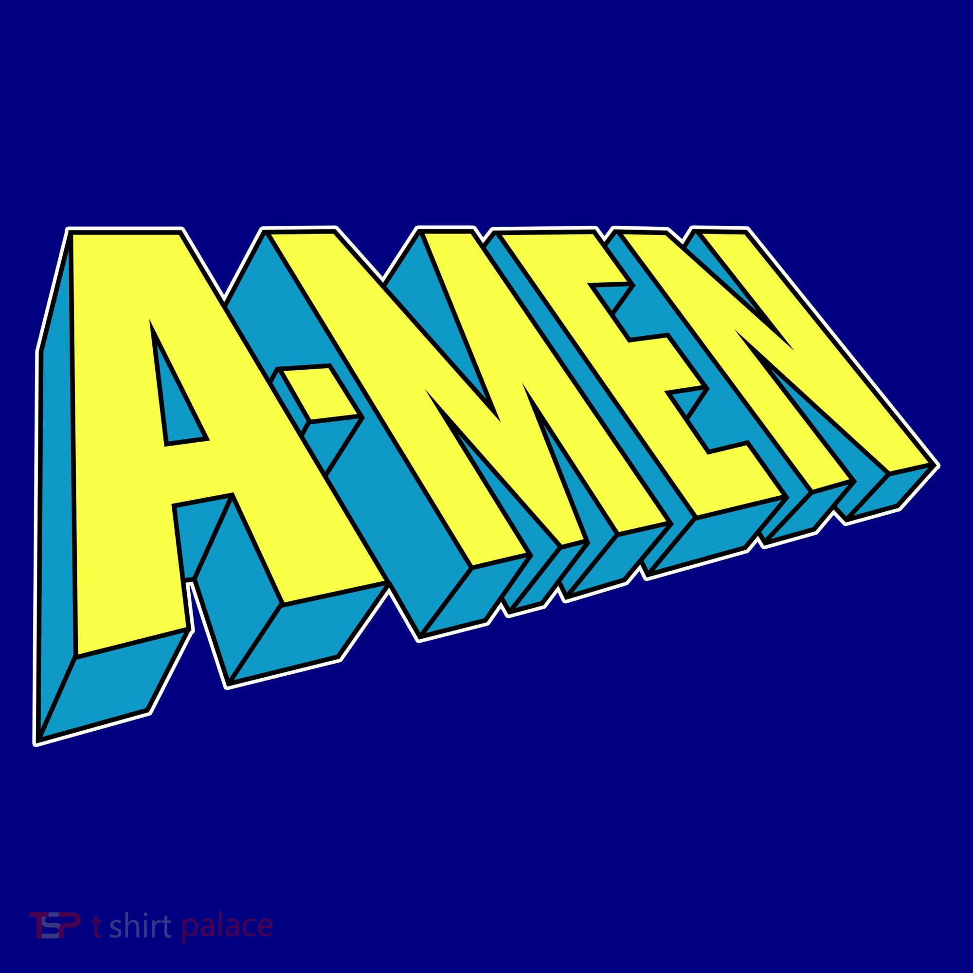 Comic Superhero Styled A-MEN  Coffee Mug