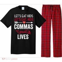 Commas Save Lives Funny Pajama Set thumb 0