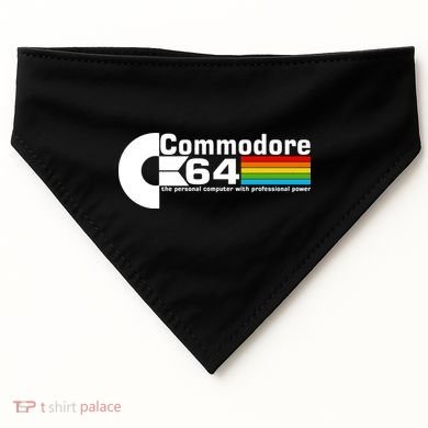 Commodore 64 Retro Computer USA-Made Doggie Bandana
