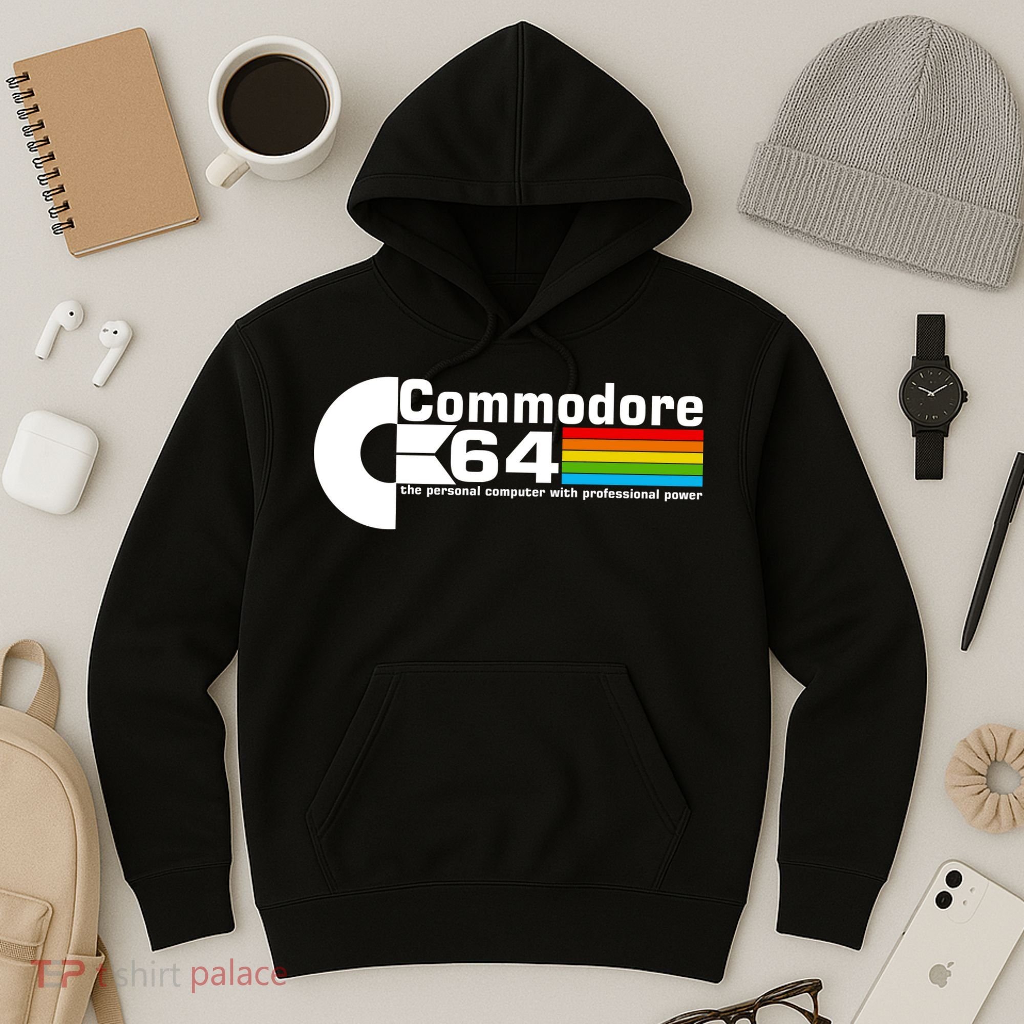 Commodore 64 Retro Computer Hoodie