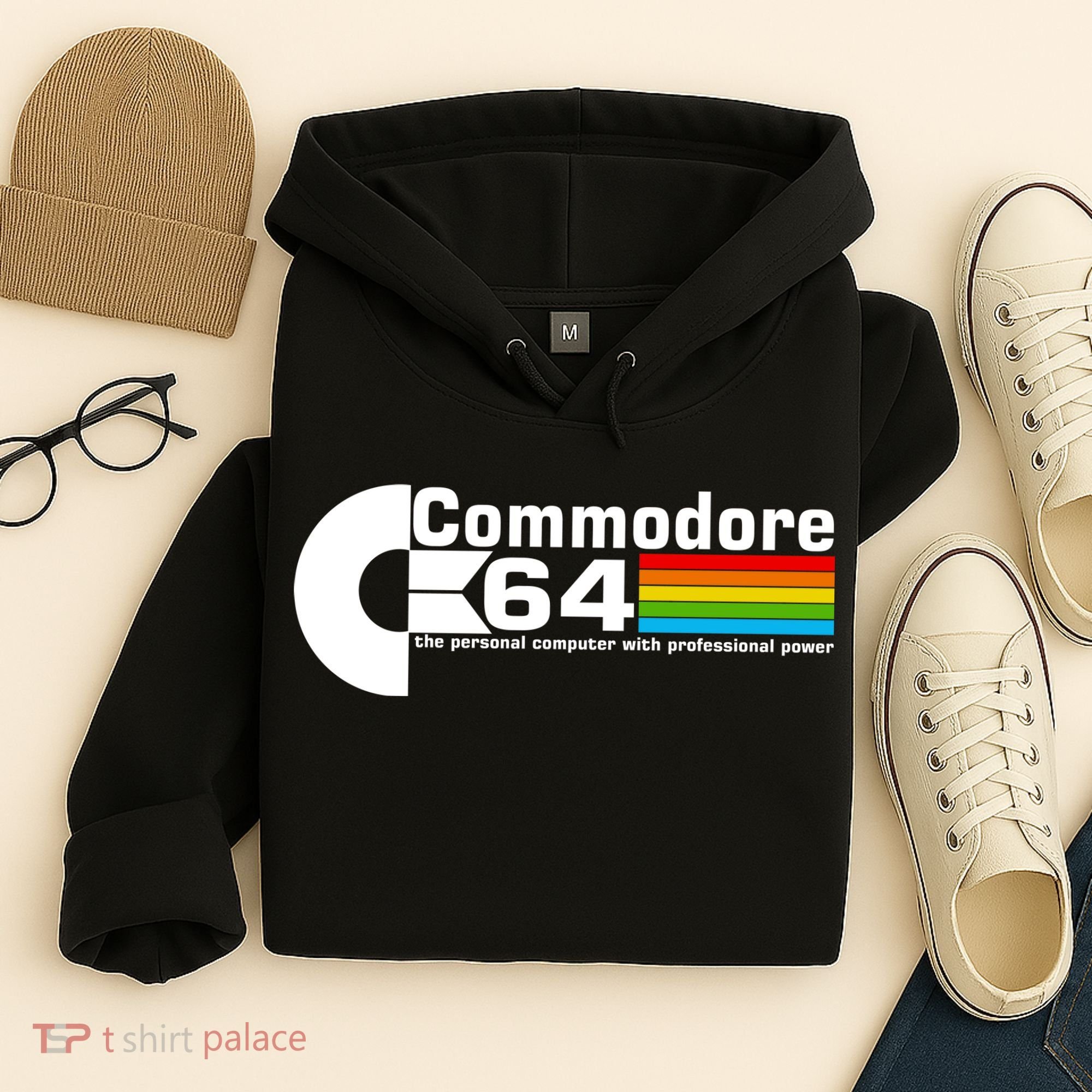 Commodore 64 Retro Computer Hoodie