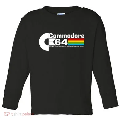 Commodore 64 Retro Computer Toddler Long Sleeve