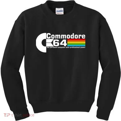 Commodore 64 Retro Computer Kids Sweatshirt