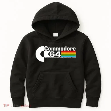 Commodore 64 Retro Computer Kids Hoodie